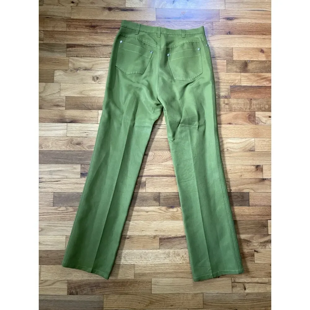 MaxMara Olive Green Blazer and Pants Set - Picture 12 of 15